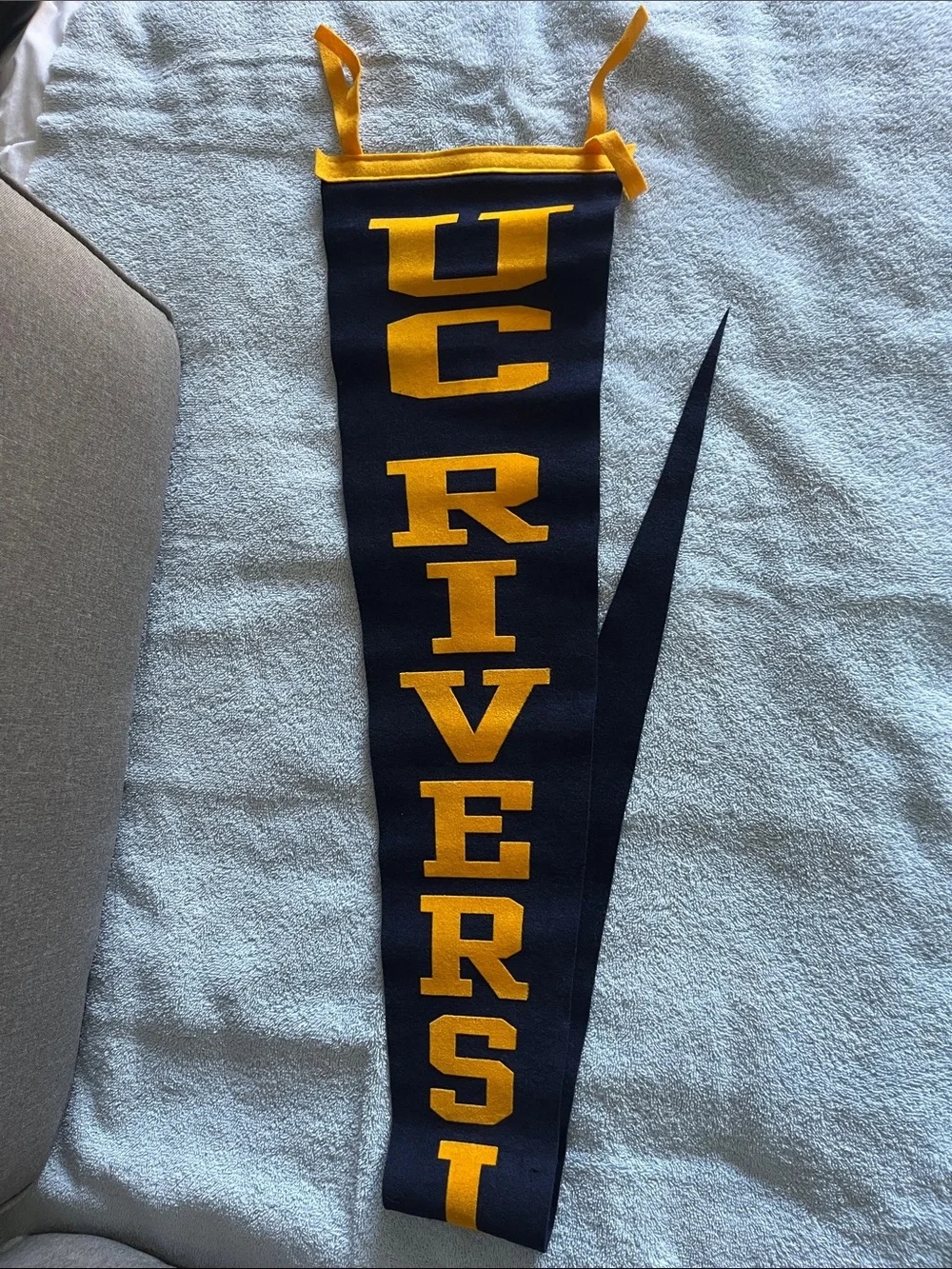 University of California-Riverside, Navy & Gold Felt Pennant